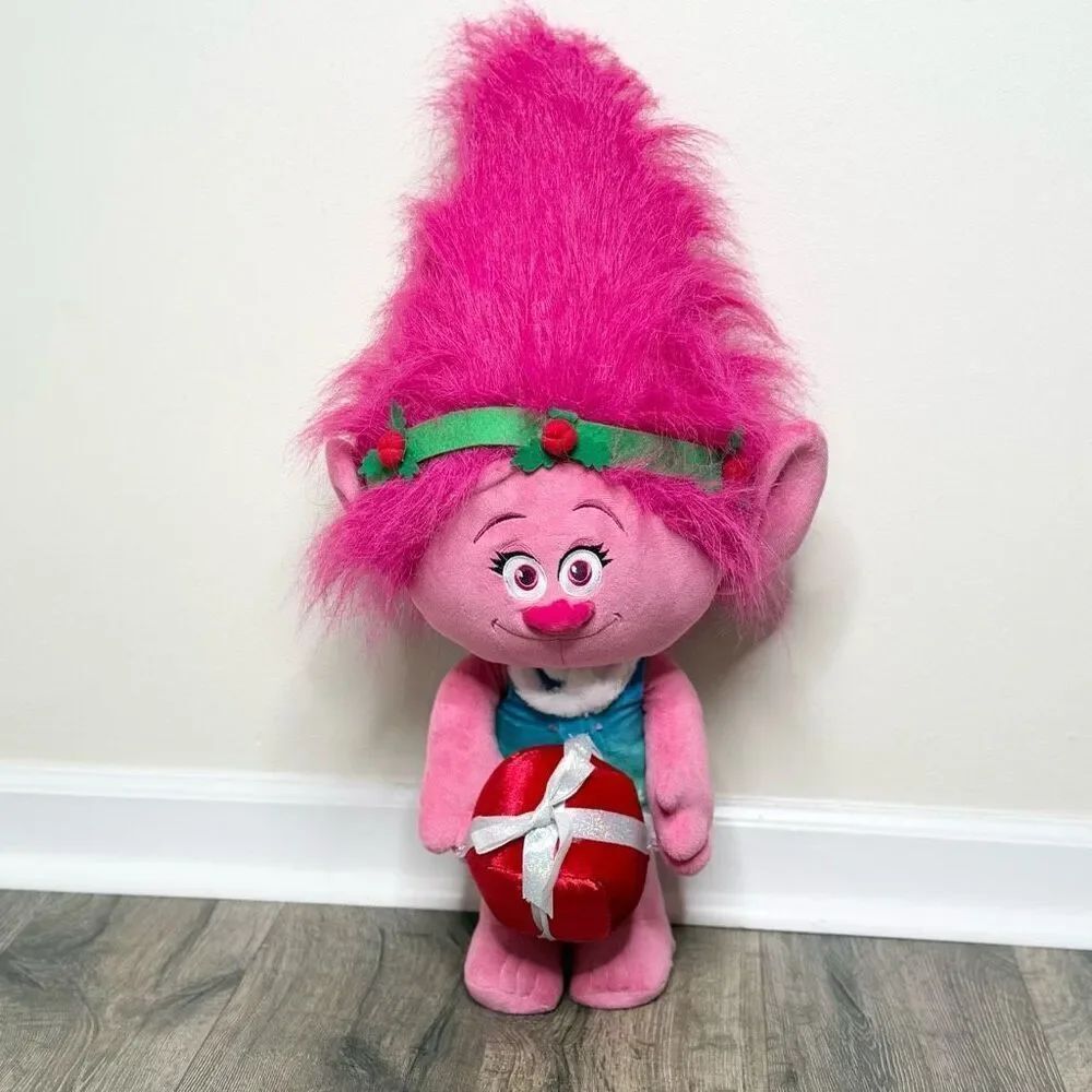 Dreamworks Trolls Poppy Plush 28” Stands Alone Clean